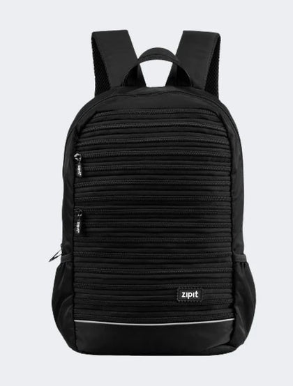 BackPack 1 Part W/Zippers Design Black