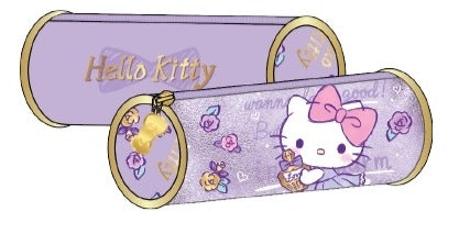 Pencil Case 1 Part Hello Kitty Violet