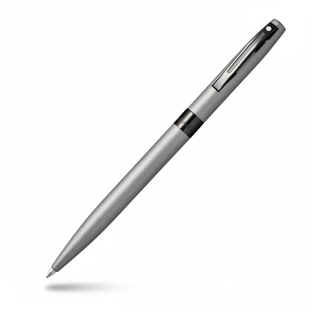 Ballpoint Pen Matte Gray with Black PVD Trim Sheaffer REMINDER E9019