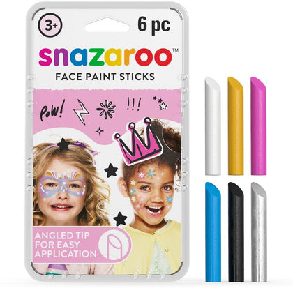 Face Paint Sticks For Girls 6/Pk