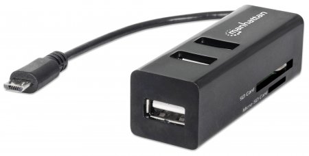 Otg Card Reader 24 In1 Micro Usb/3 Usb Port