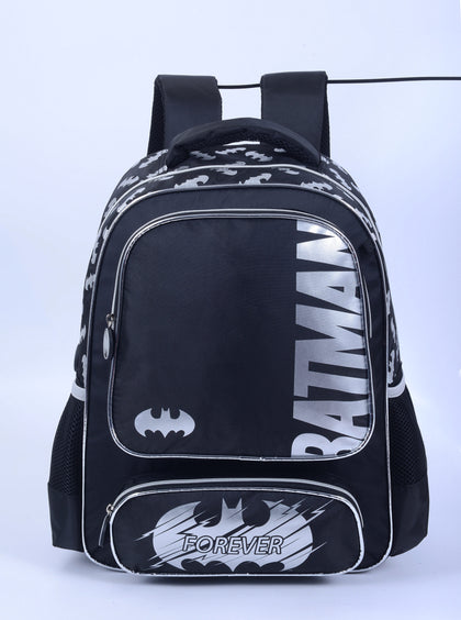 Backpack 1 Part and 2 Side Pockets and 2 Front Pockets 16" Batman