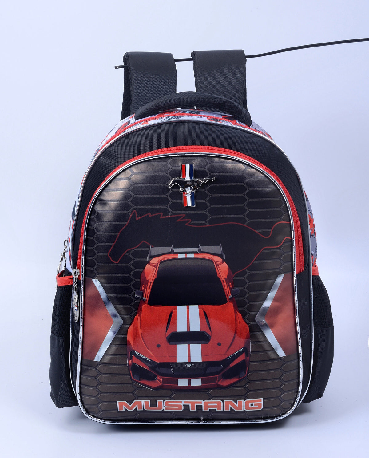 Backpack 2 Part and 2 Side Pockets 16" Mustang