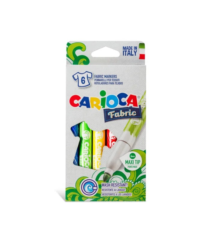 Permanent Fiber Tip Pens for Clothes 6/Pack