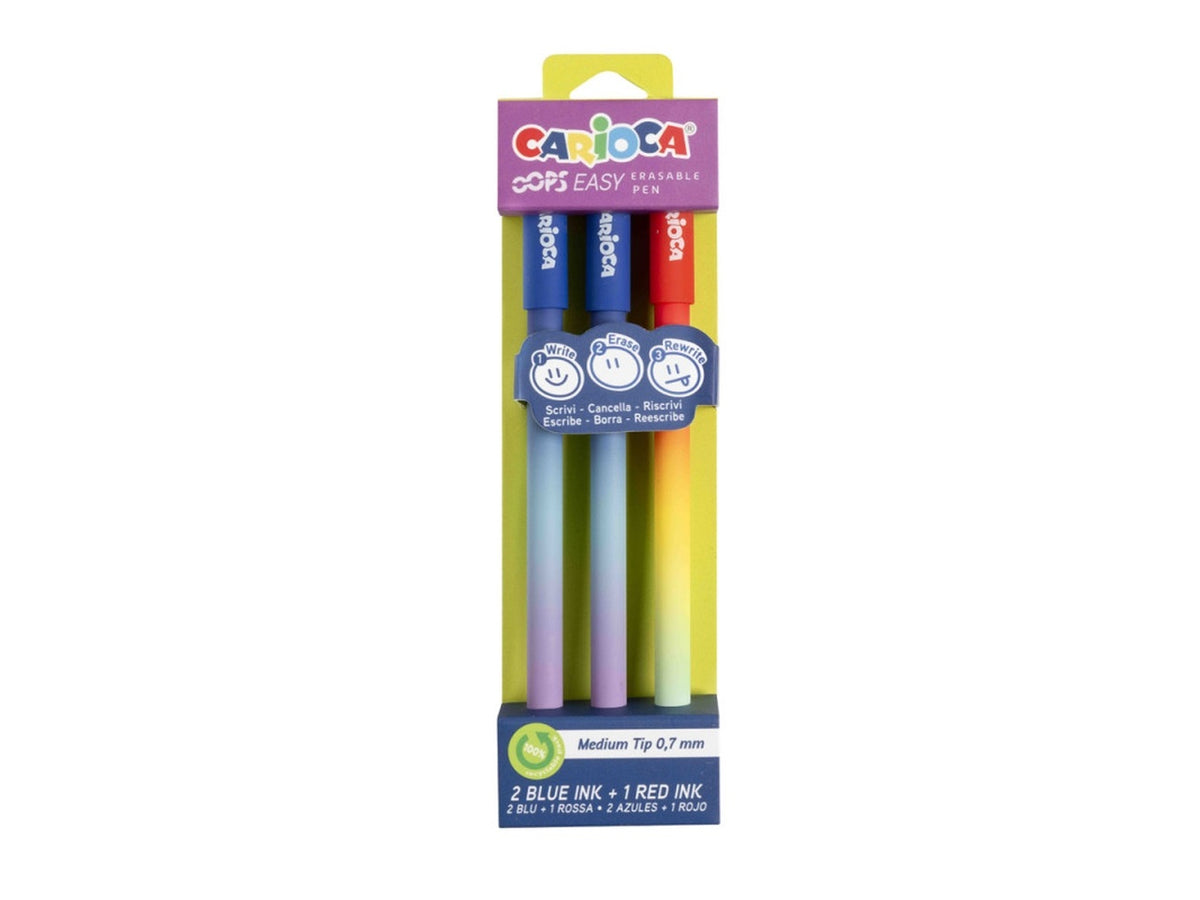 Erasable Pen Oops Easy 3/Pack