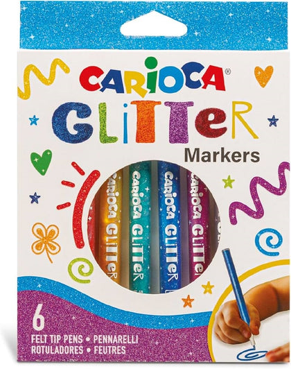 Glitter Markers Box 6/Pack