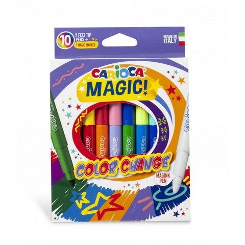 Fiber Tip Pens Magic Color Change 10/Pack