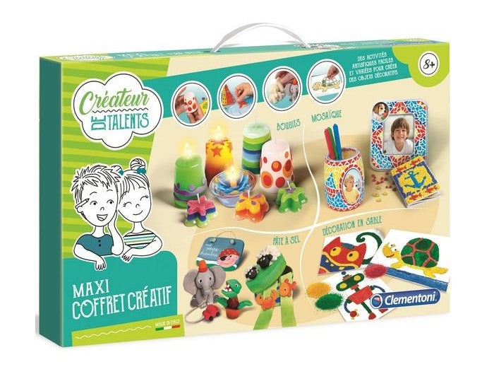 Creative Art Kit for Kids 8+includes painting, molding, mosaic &amp; sand art