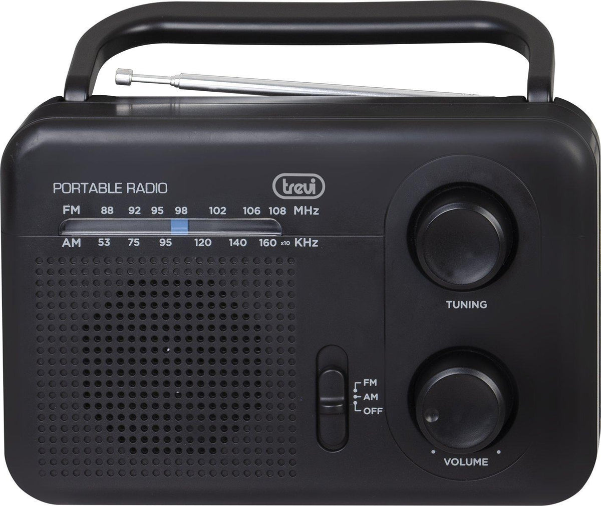 Portable Am/Fm Radio Black