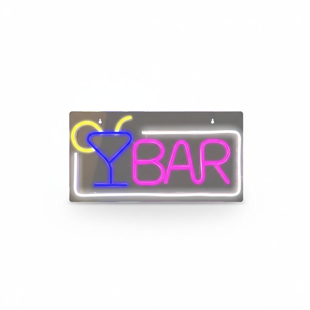 LED Neon Bar Sign Light, Decorative USB Lamp