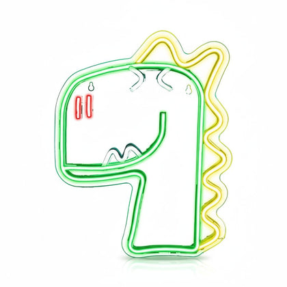 LED Neon Dino Light, Decorative USB Lamp