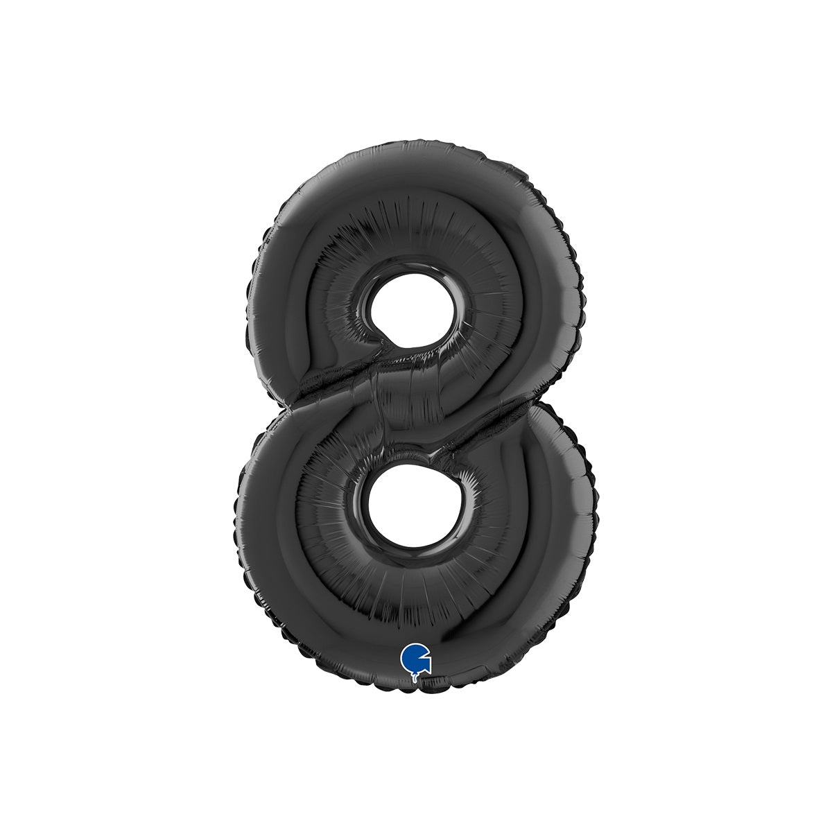 Balloon Number 8 Black 26 inch