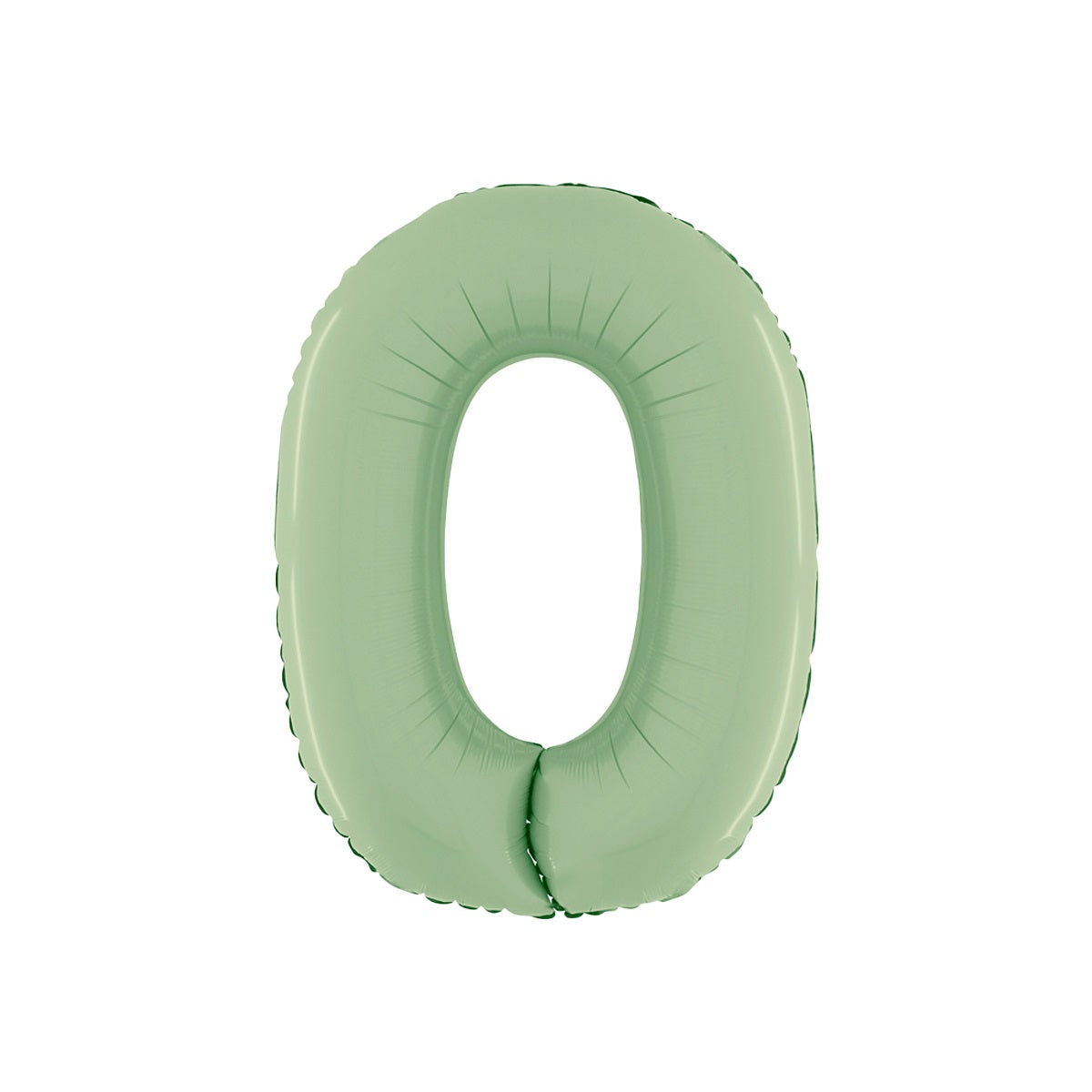 Balloon Number 0 Olive Green 26 inch