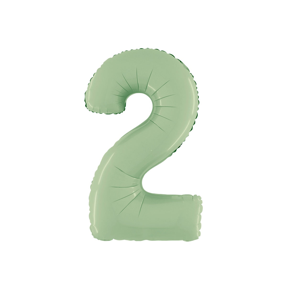 Balloon Number 2 Olive Green 26 inch