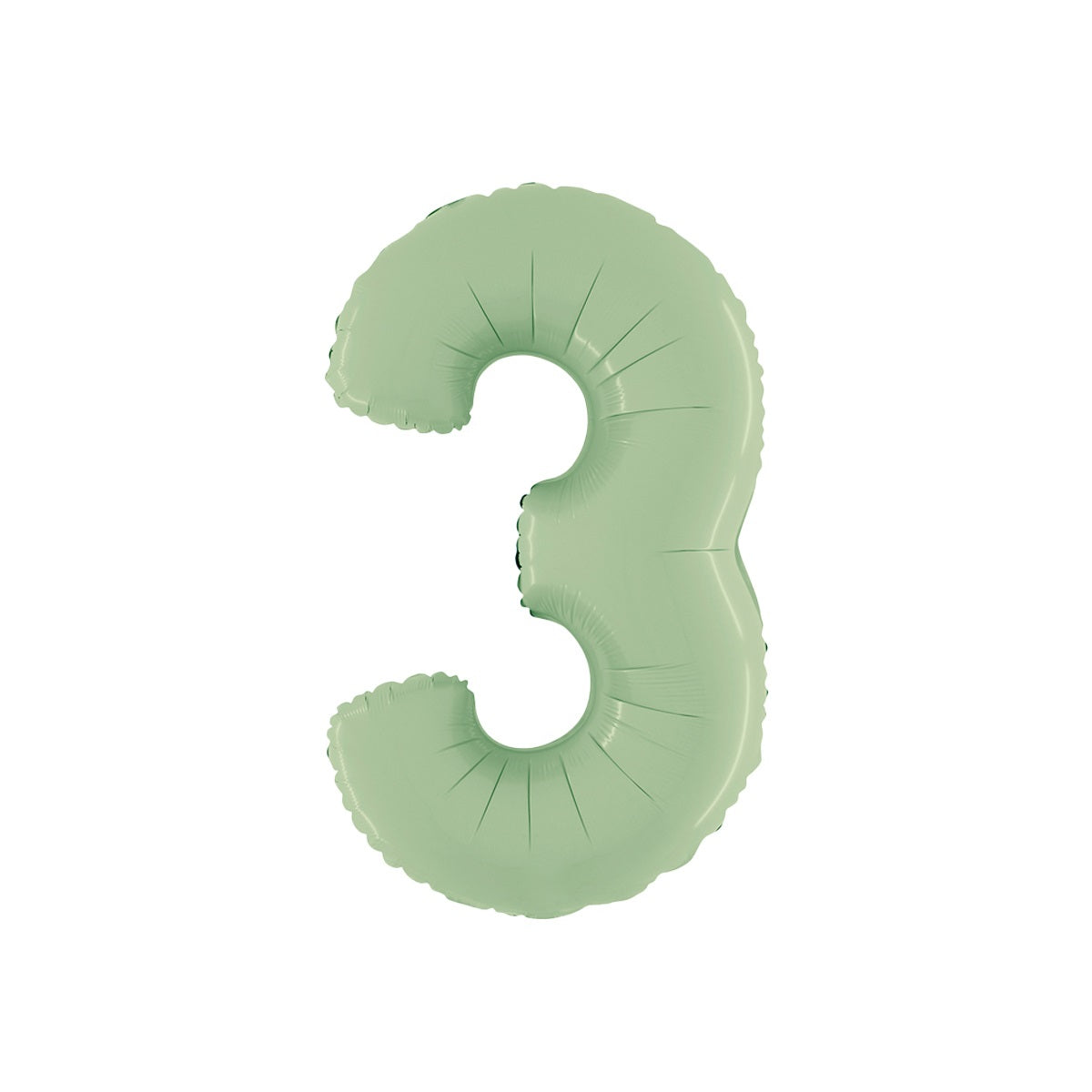 Balloon Number 3 Olive Green 26 inch