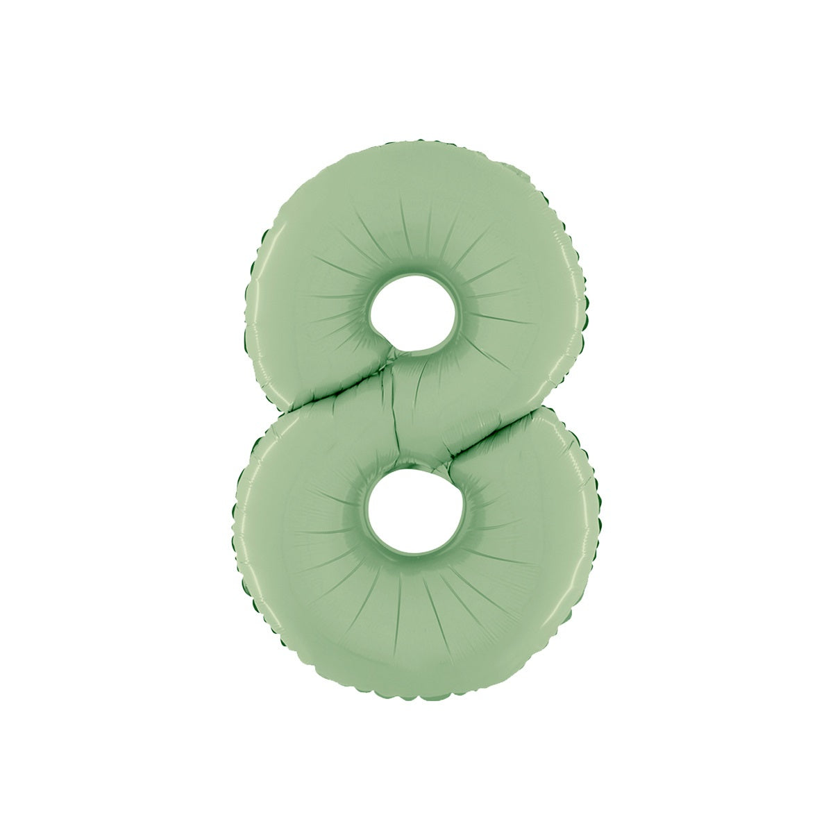 Balloon Number 8 Olive Green 26 inch