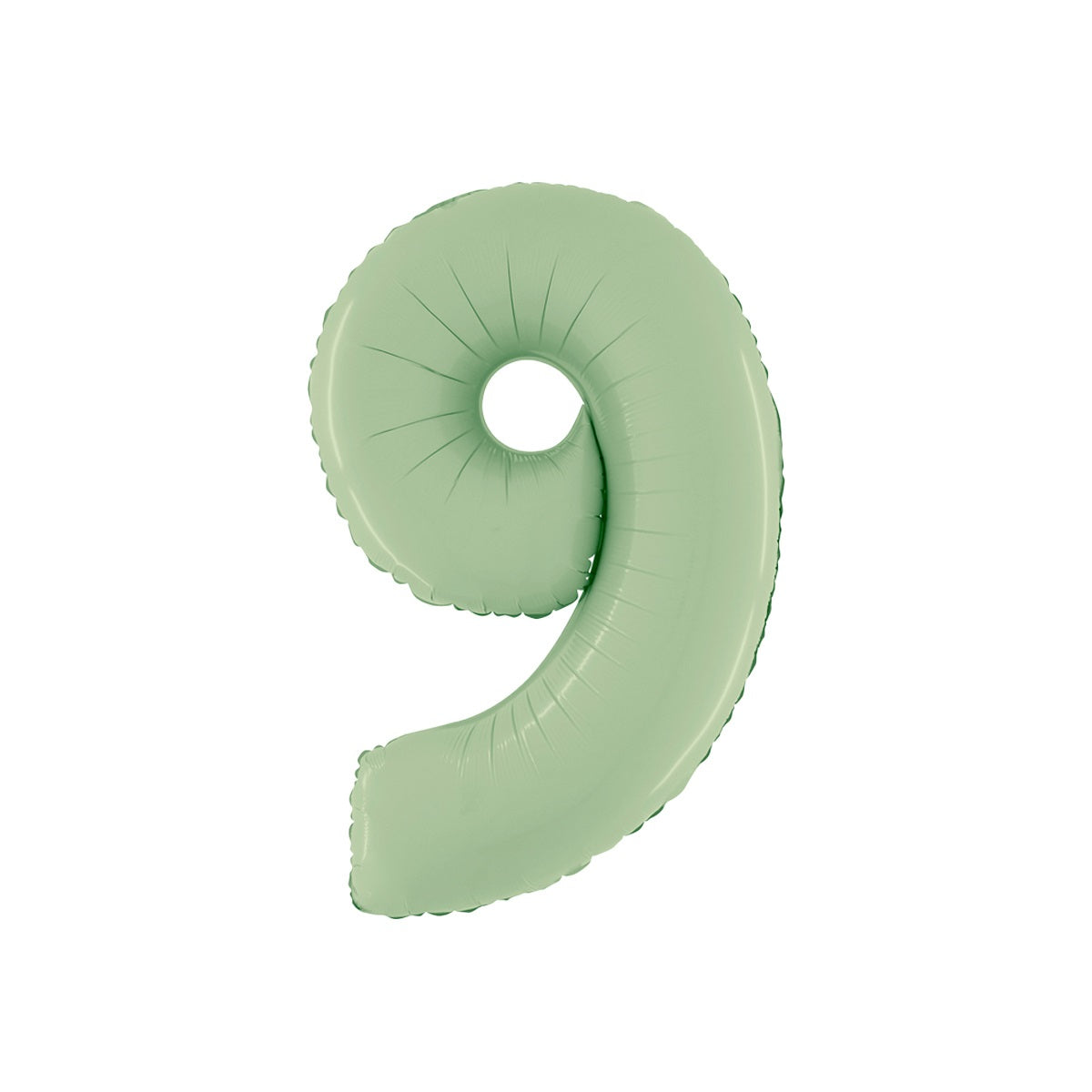 Balloon Number 9 Olive Green 26 inch