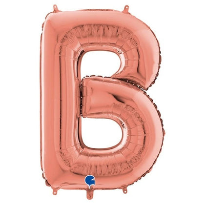 Balloon Letter B Rose Gold 26 inch