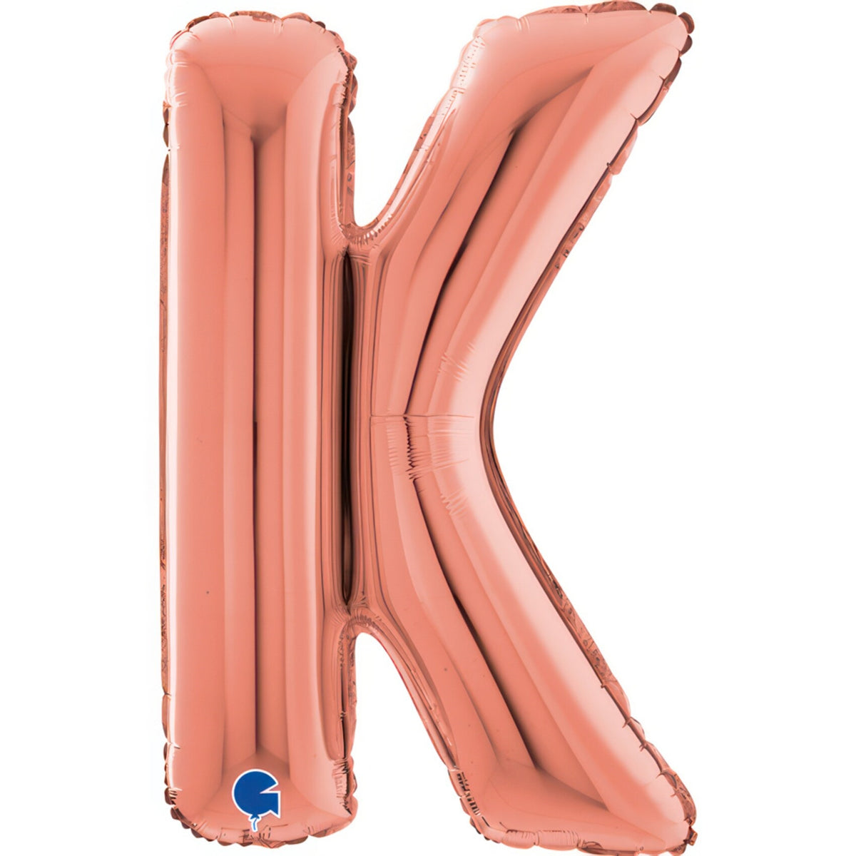 Balloon Letter K Rose Gold 26 inch