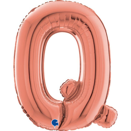 Balloon Letter Q Rose Gold 26 inch