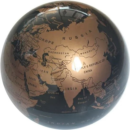 Rotating Globe Black And Gold