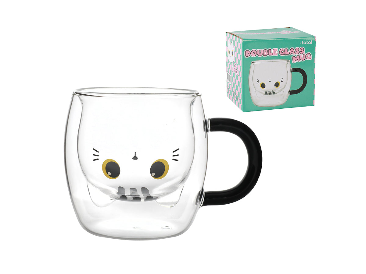 Latte Mug White Cat