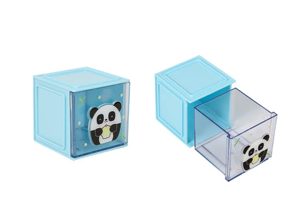 Plastic Cube Desk Organizer Panda