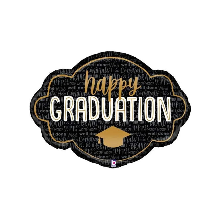 Balloon Happy Graduation Frame