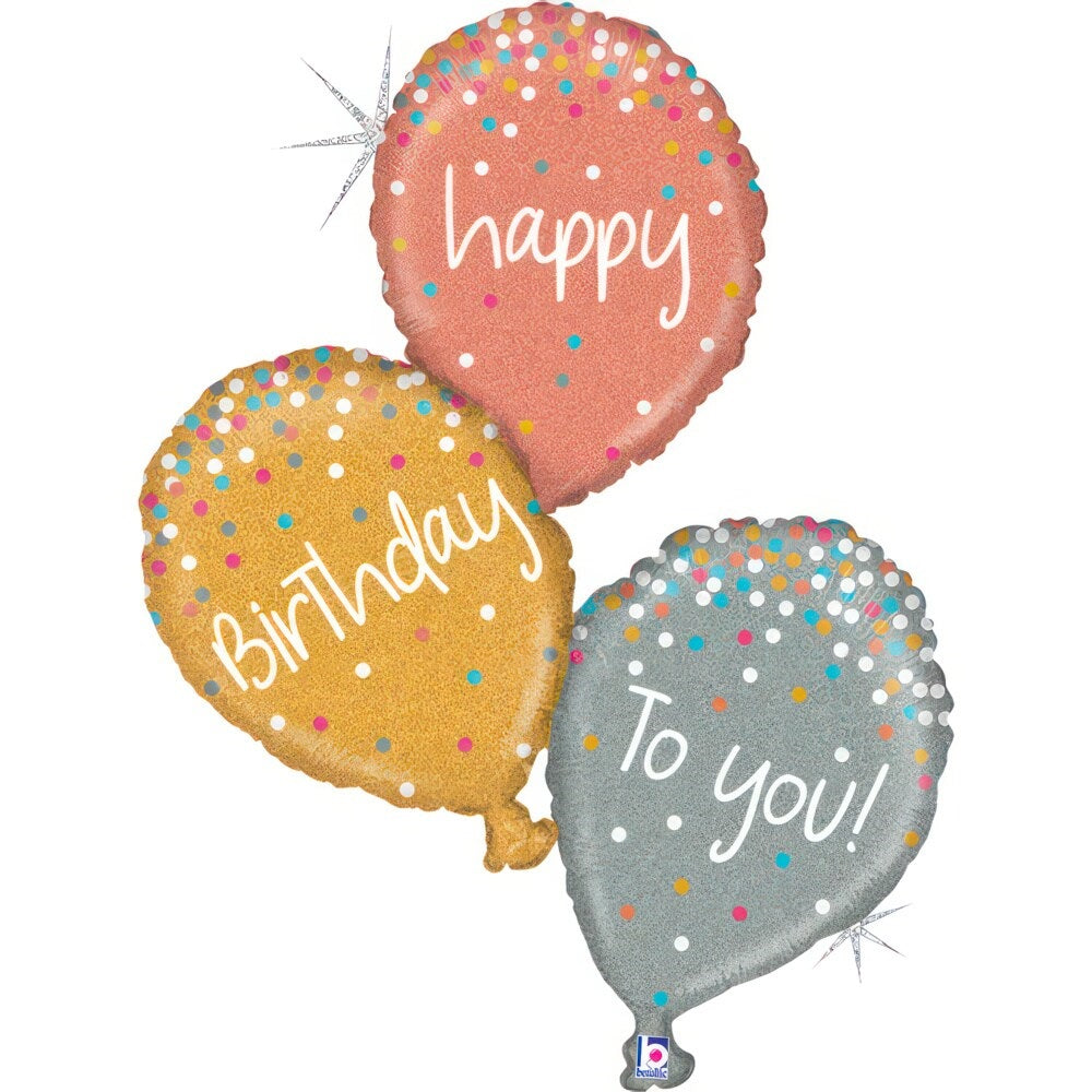 Balloon Rose Gold Birthday Balloons