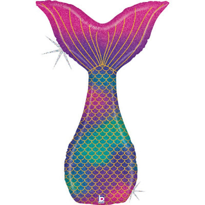 Balloon Glitter Mermaid Tail