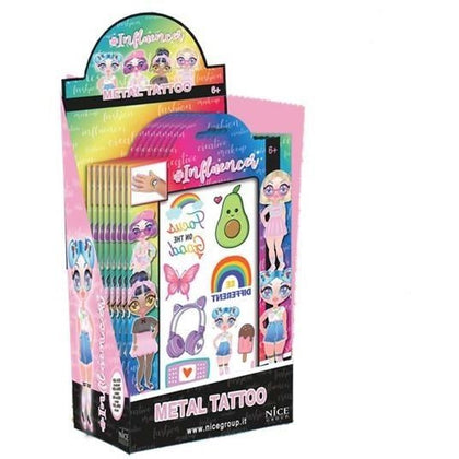 Influencer Metal Tattoo Blister