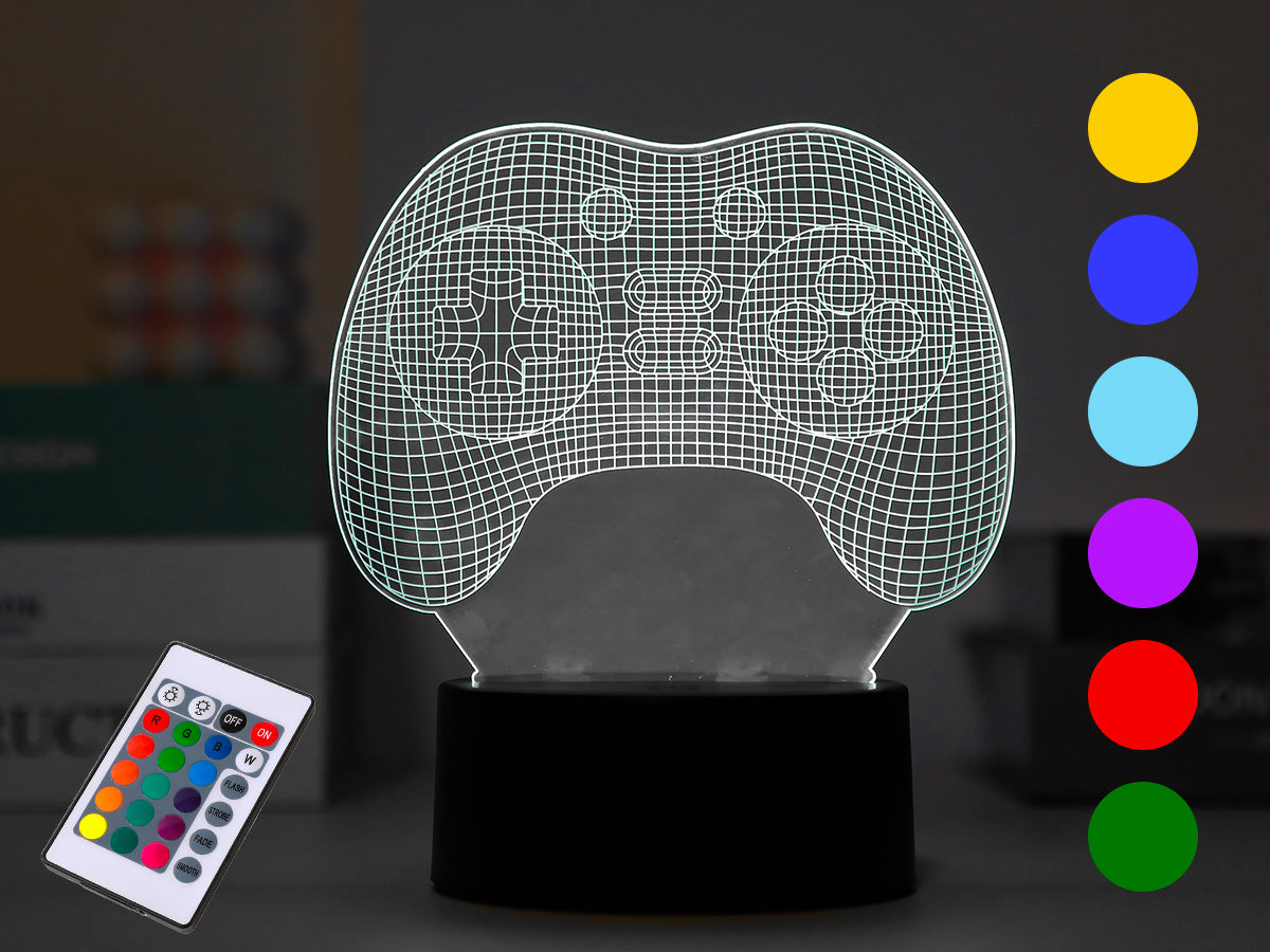 3D Desk Led Lamp Let'S Play