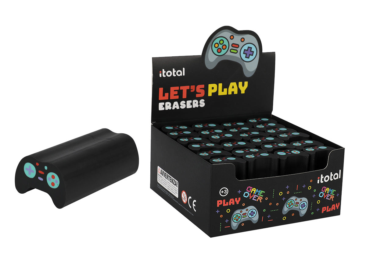 Joypad-Shaped Eraser Let'S Play Design