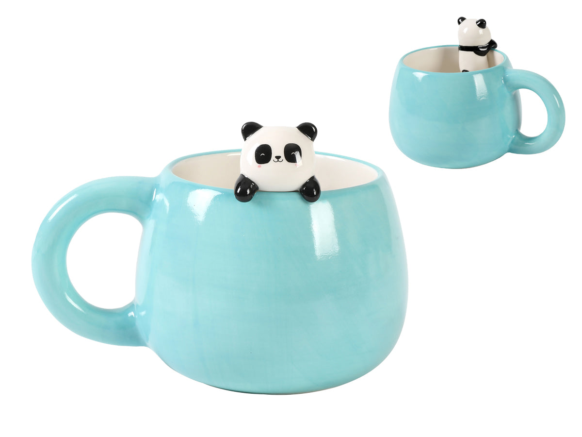 Ceramic Coffee Mug With Charm PandaXl2566