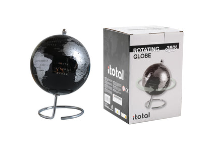 Desktop Globe Black And Silver