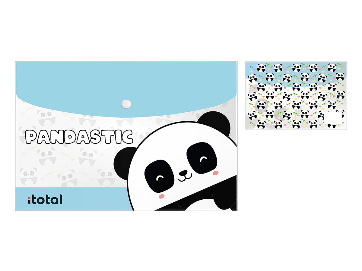 Document Folder With Button Panda
