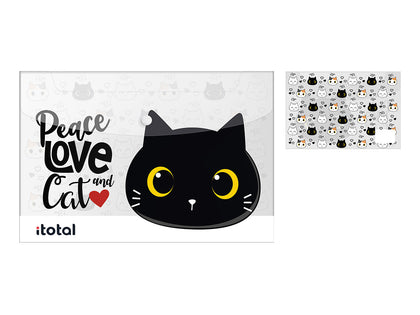 Document Folder With Button Cat