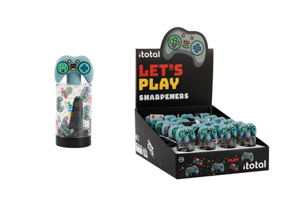 Pencil Sharpener Let'S Play Design Assorted Colors