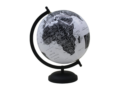 Desktop Globe 20 Cm White And Black