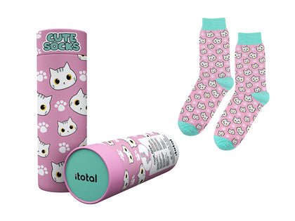 Socks White Cat