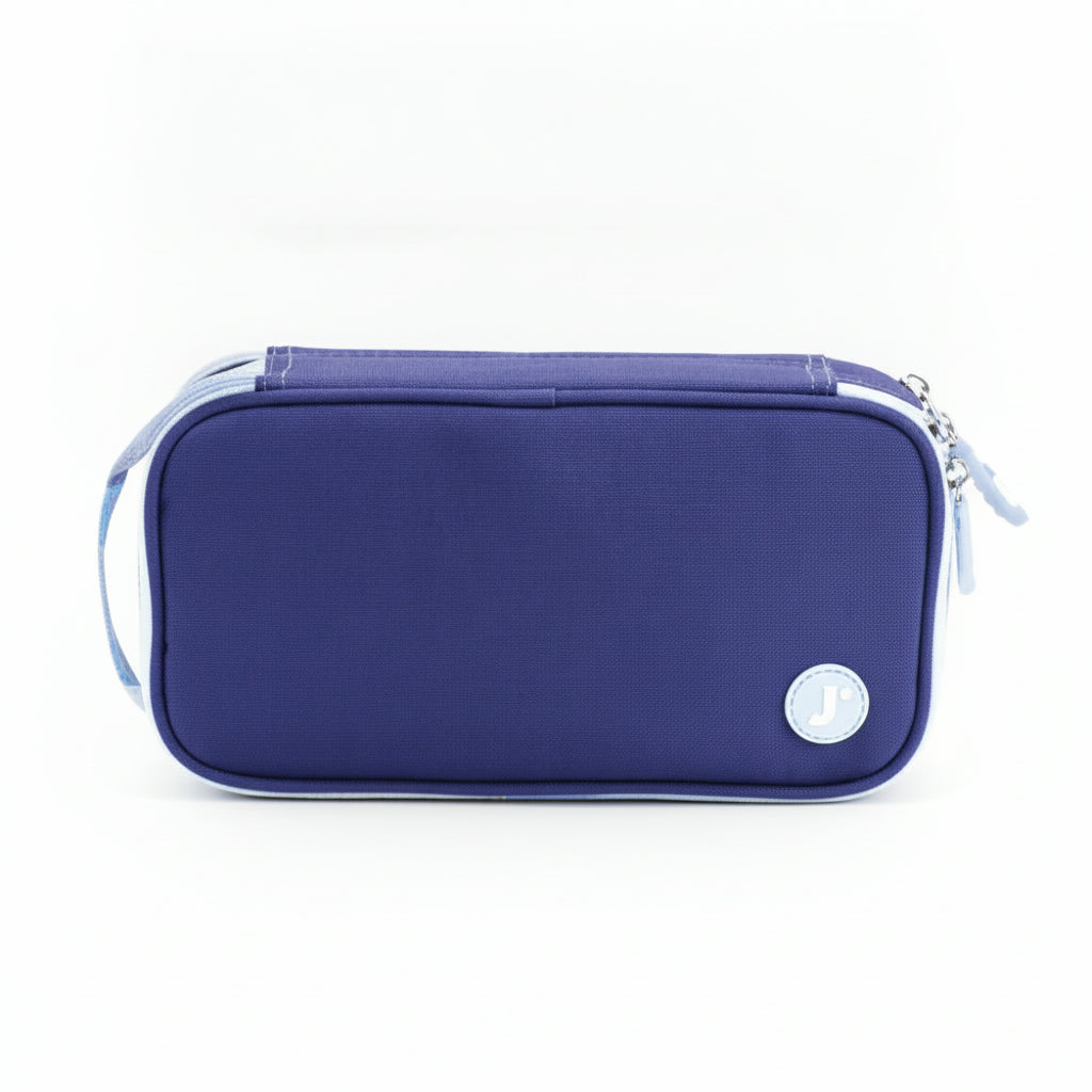 Pencil Case Jworld Doodle 2 Comp. Navy Pc2501