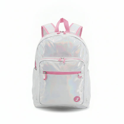 Backpack Jworld Zenpack Junior Large 2Comp. Metallic Silver Bp2614K