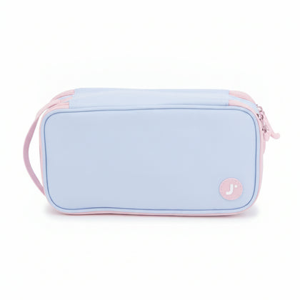 Pencil Case Jworld Doodle 2 Comp. Baby Blue Pc2501