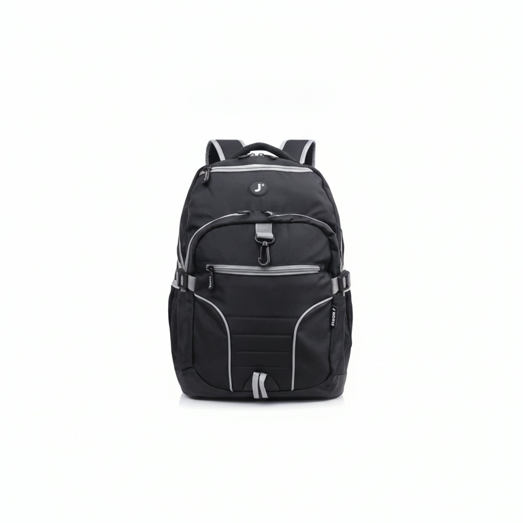 Backpack Jworld Atom Large 2Comp. 46Cm Black Jws-79