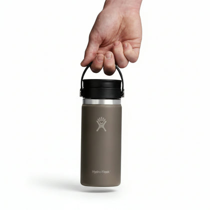 MUG WIDE MOUTH WITH FLEX SIP LID , 473ML , SANDPIPER COLOR