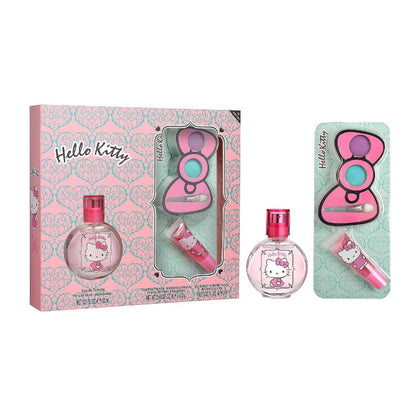 Hello Kitty Gift Set Eau De Toilette 30Ml+Lip Gloss+Eye Shadow