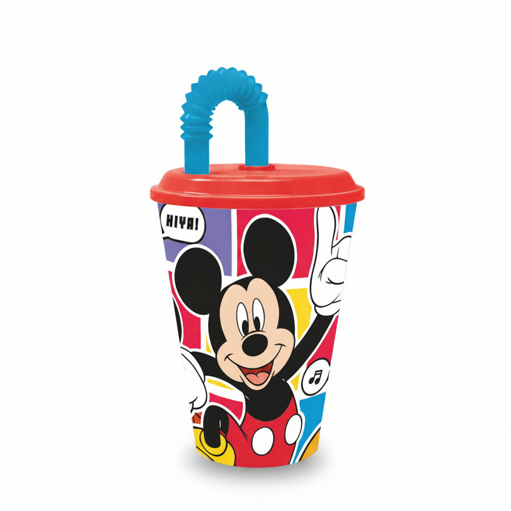 Mickey Tumbler Straw 430 Ml