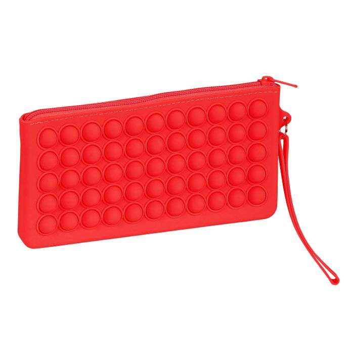 Silicone Flat Assorted Pop It Elbow Holders/Red