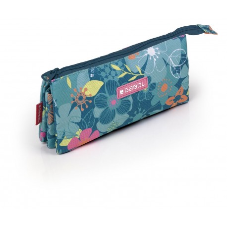 Pencil Case 3 Part 22X10X3Cm Aloha For Girls