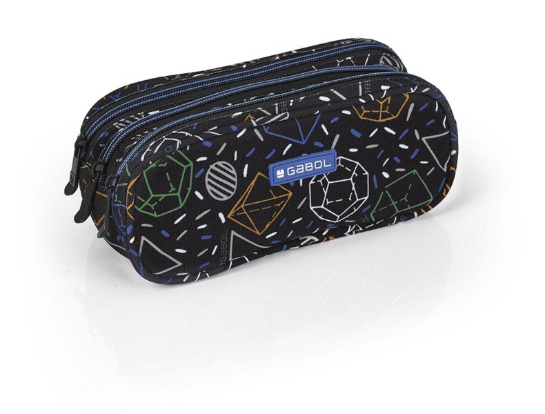 Pencil Case 3 Part 22X9X9Cm Space For Boys